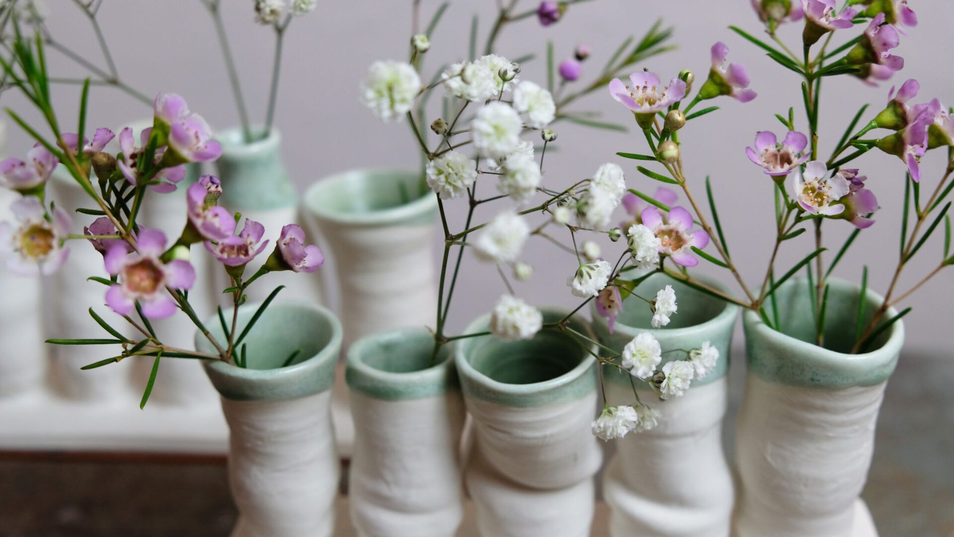 Série Fleurir: Porzellanvase Nr. II